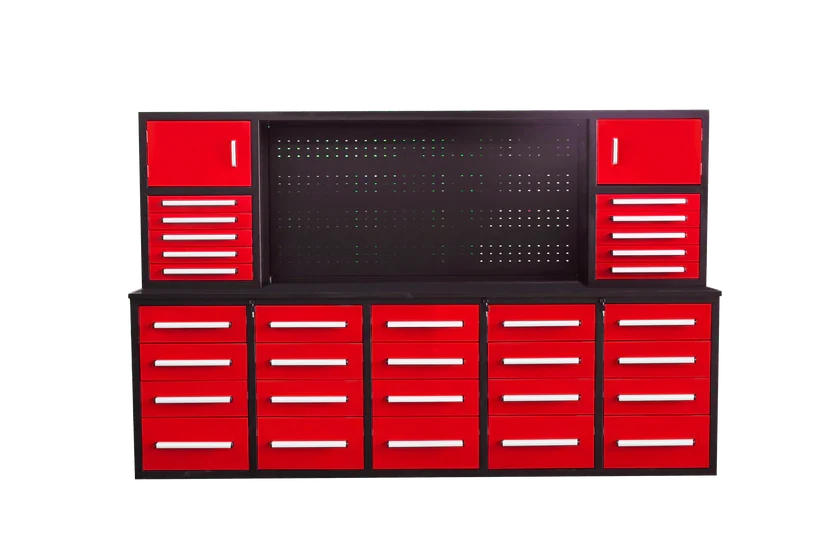 CAEL Tool Box 30D Établi servante 10 FT – 30 tiroirs, cadre acier renforcé