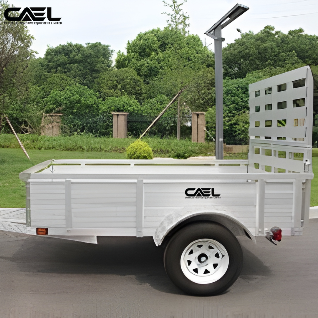 Remorque utilitaire en aluminium CAEL – modèles 8×5, 10×5, 10×6 et 12×6
