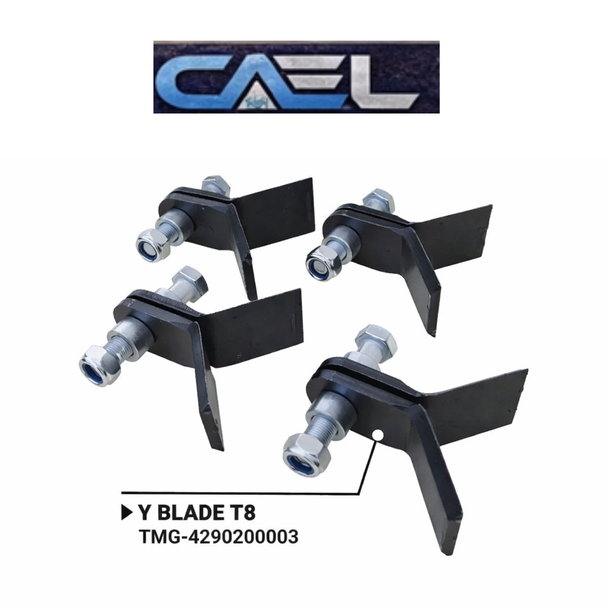 CAEL EFGCH-155 Broyeur à fléaux à déport hydraulique 60" – 30–40 HP