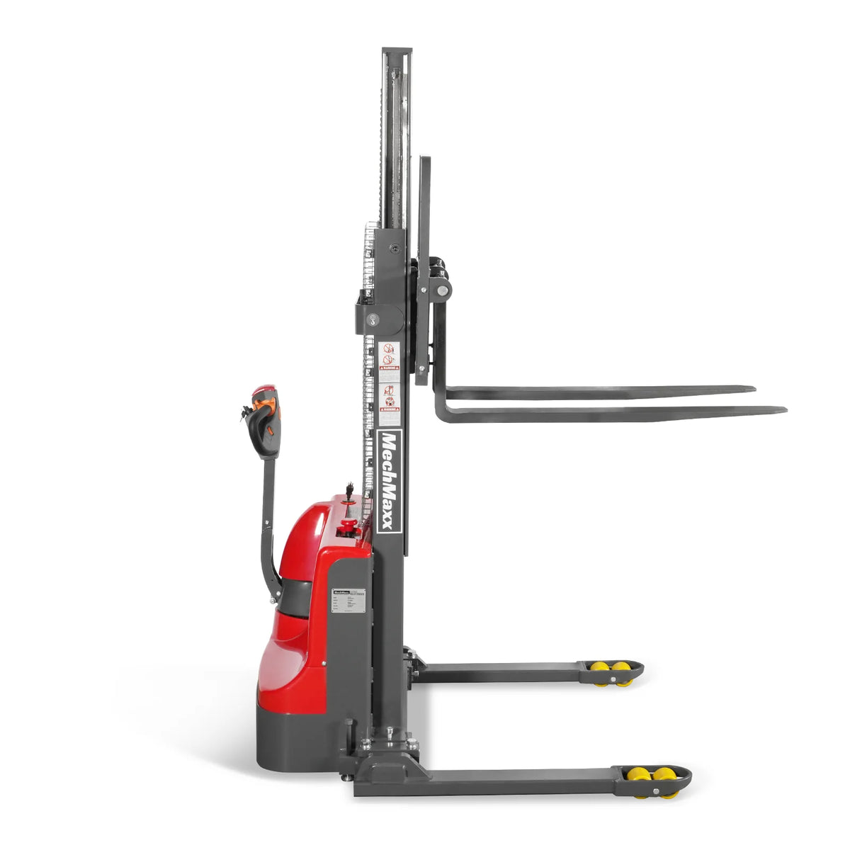 2640lbs Electric Straddle Stacker, 98" Lift, Adjustable Legs & Forks, F26-98SLA - view 28