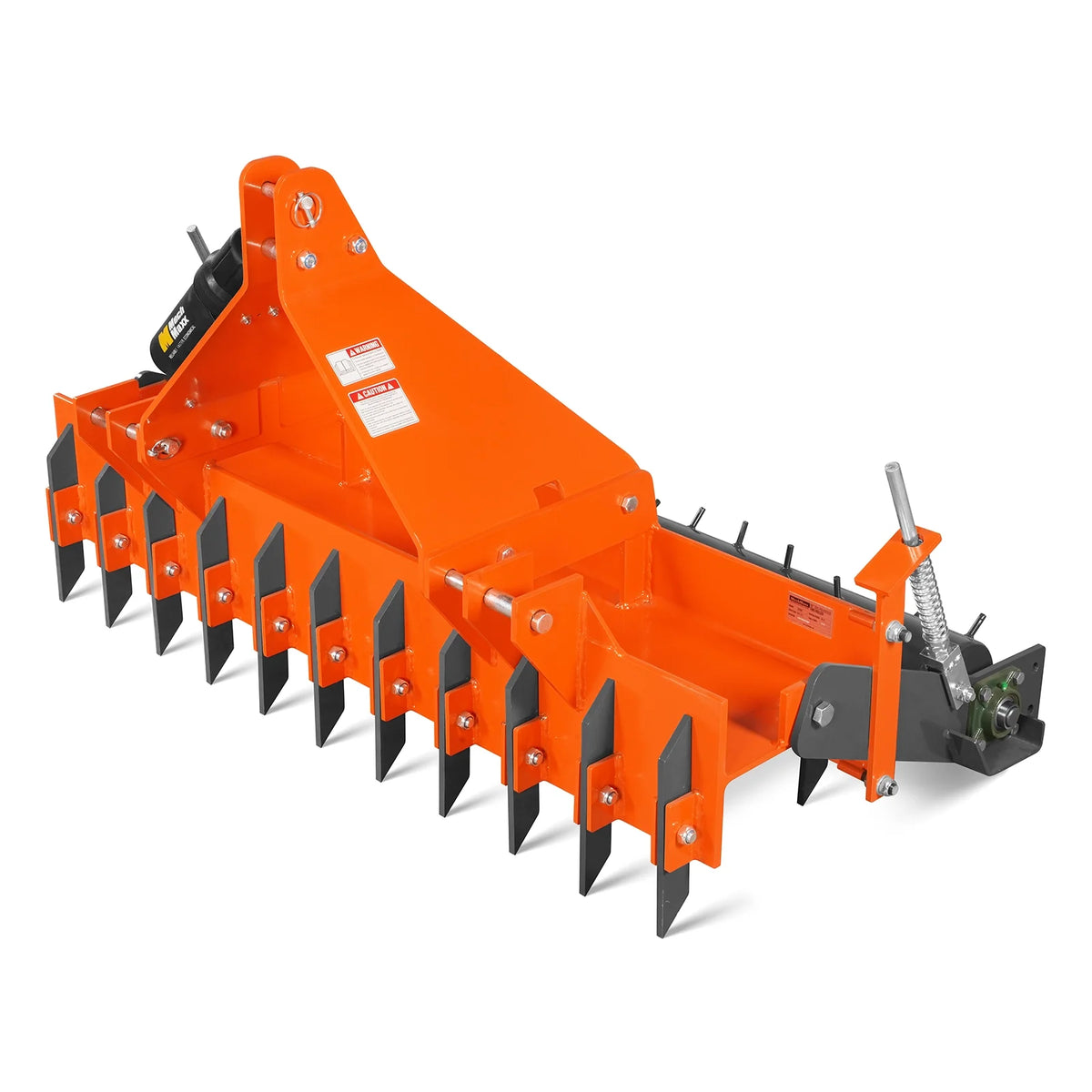 60" Heavy Duty Soil Pulverizer, Single Spiked Roller, 21 Shanks, Category 1 and 2, 3 Point Hitch Tractor Attac - view 18
