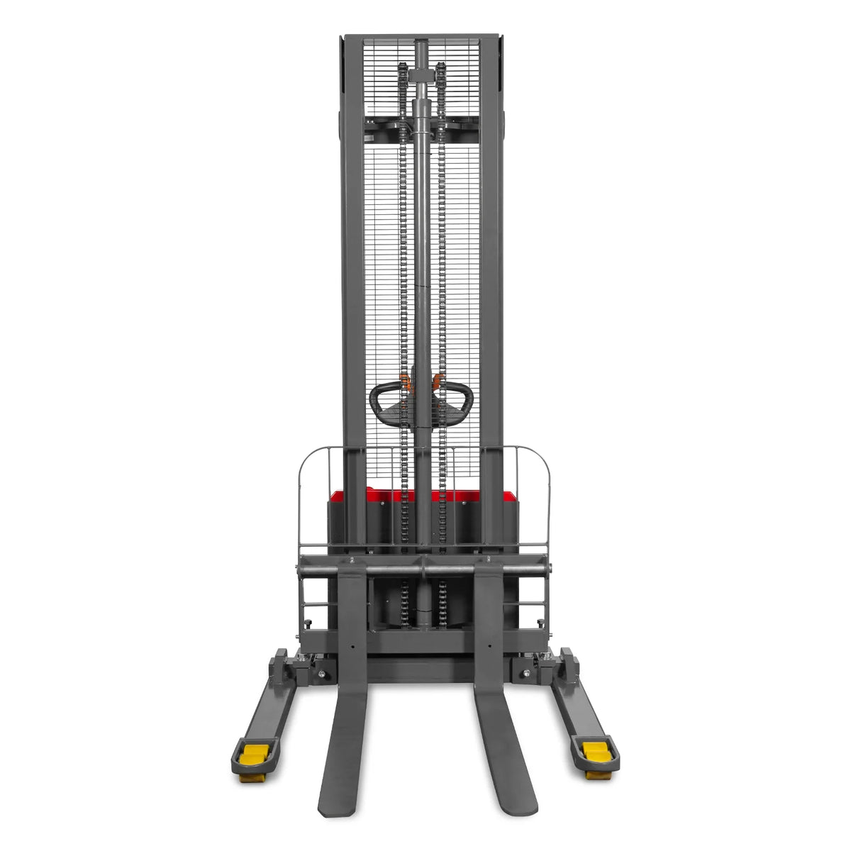 3300lbs Electric Straddle Stacker, 138" Lift, Adjustable Legs & Forks, F33-138SLA - view 28