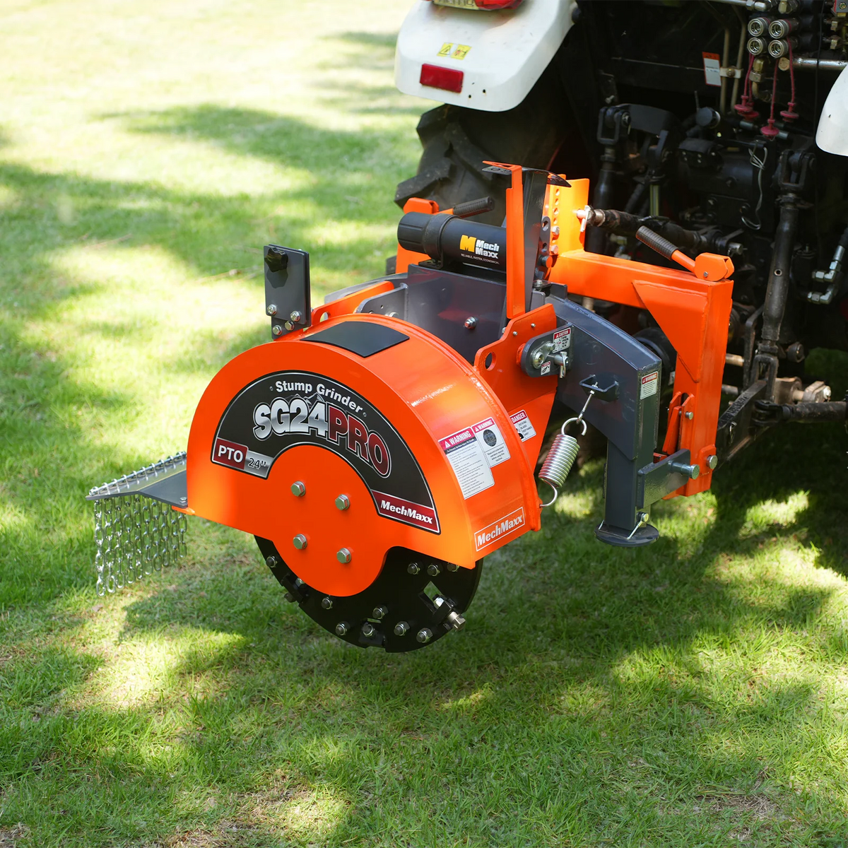 3-Point PTO Stump Grinder with 34 Carbide Teeth, PTO Shaft with Slip Clutch, for 15-45 HP Tractor, SG24PRO - view 5