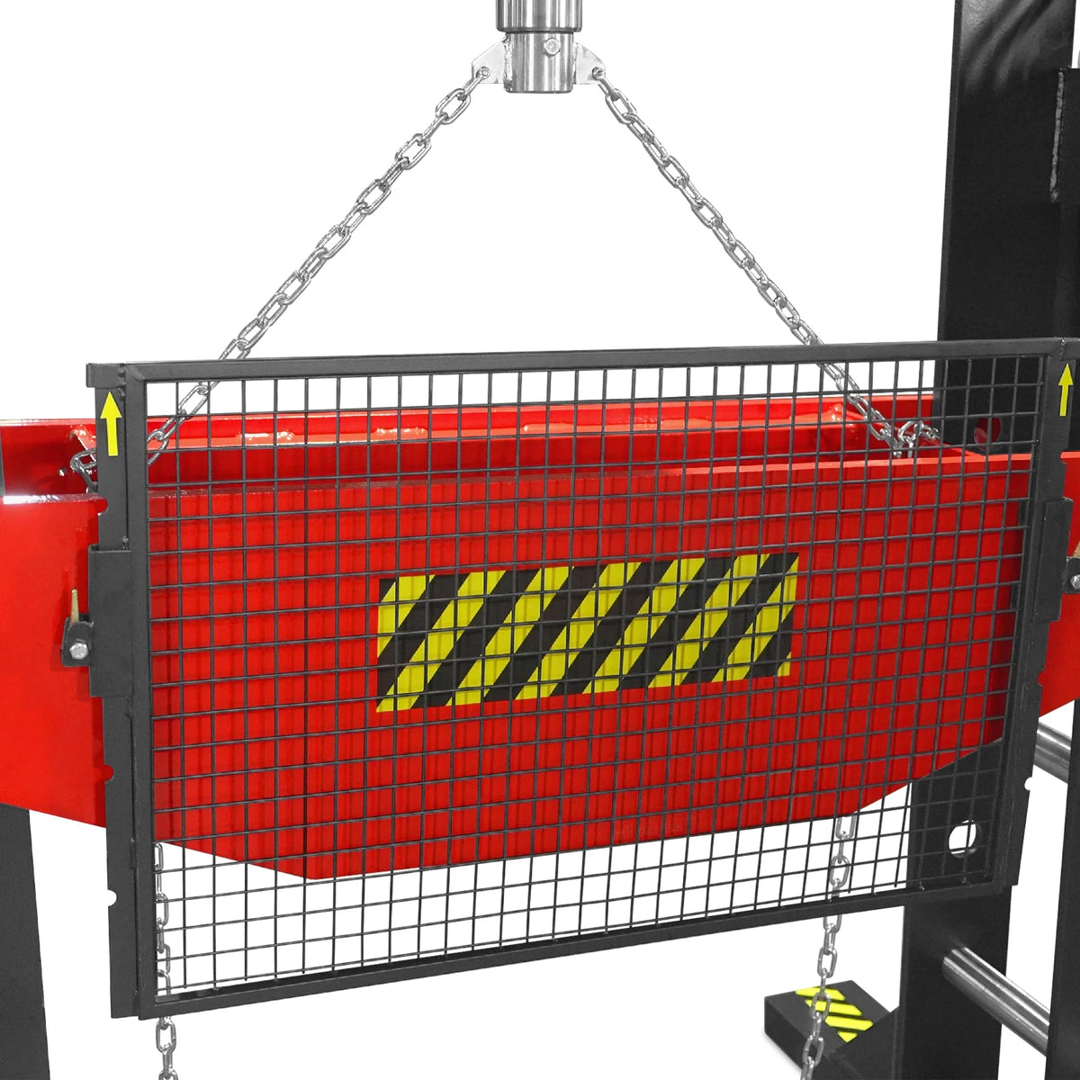 150 Ton H-Frame Electric Hydraulic Shop Press with Double-Acting Cylinder & Chain-Driven Table Lift, 110V Moto - view 14