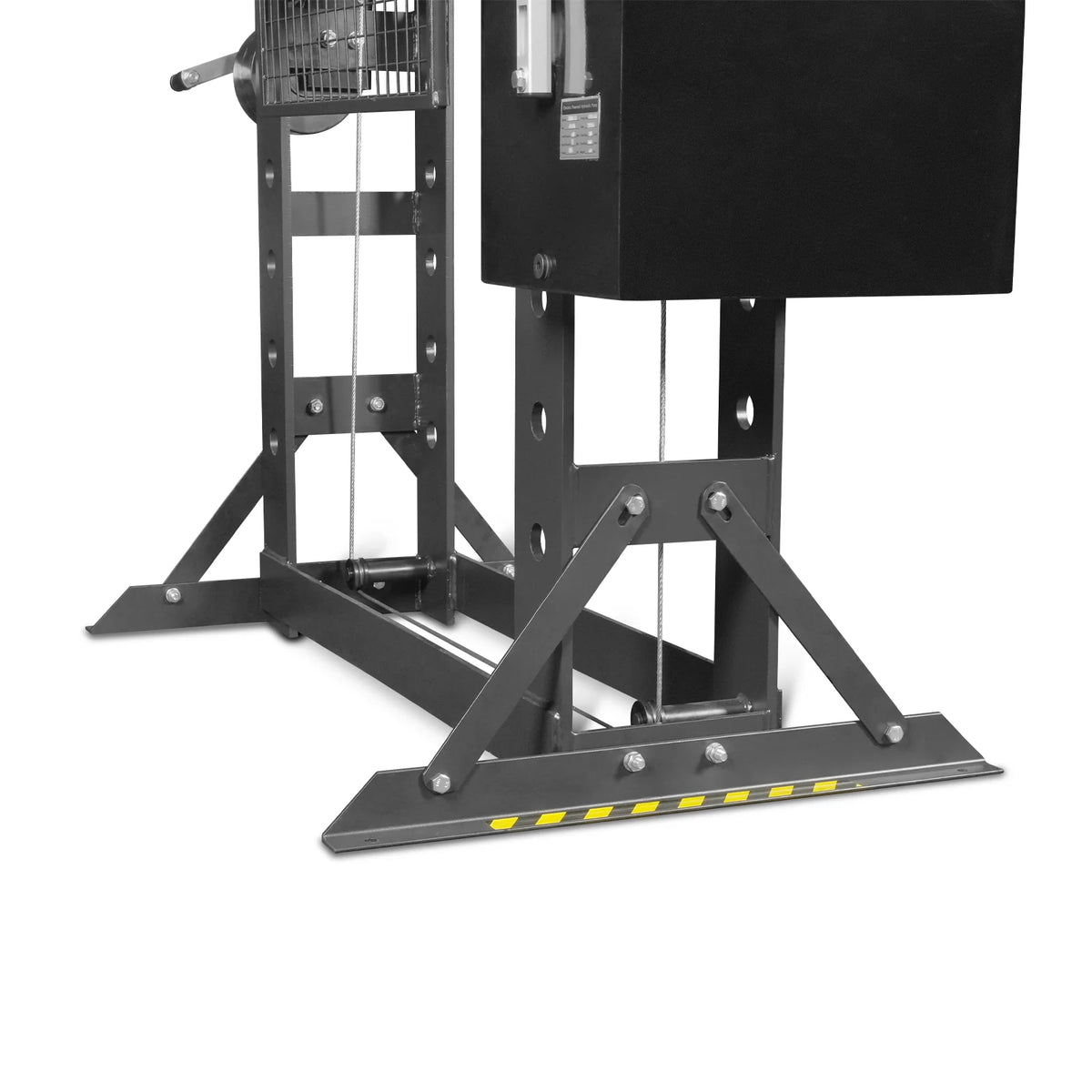 75 Ton H-Frame Electric Hydraulic Shop Press with Hand Winch, 110V Motor, Fully Welded Steel Frame, Safety Gua - view 17