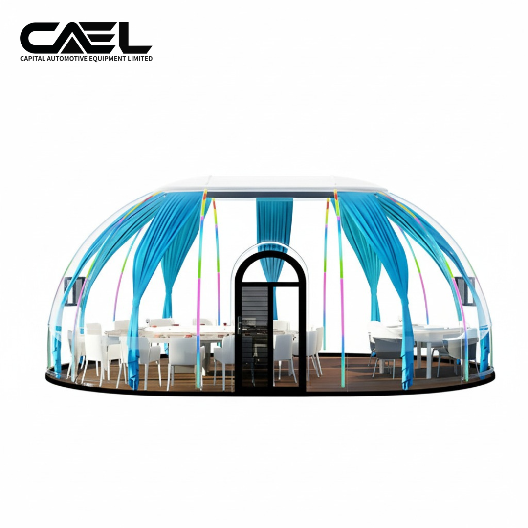 CAEL OCH-01 Maison Capsule Ovale Préfabriquée – Cabane PC Transparente