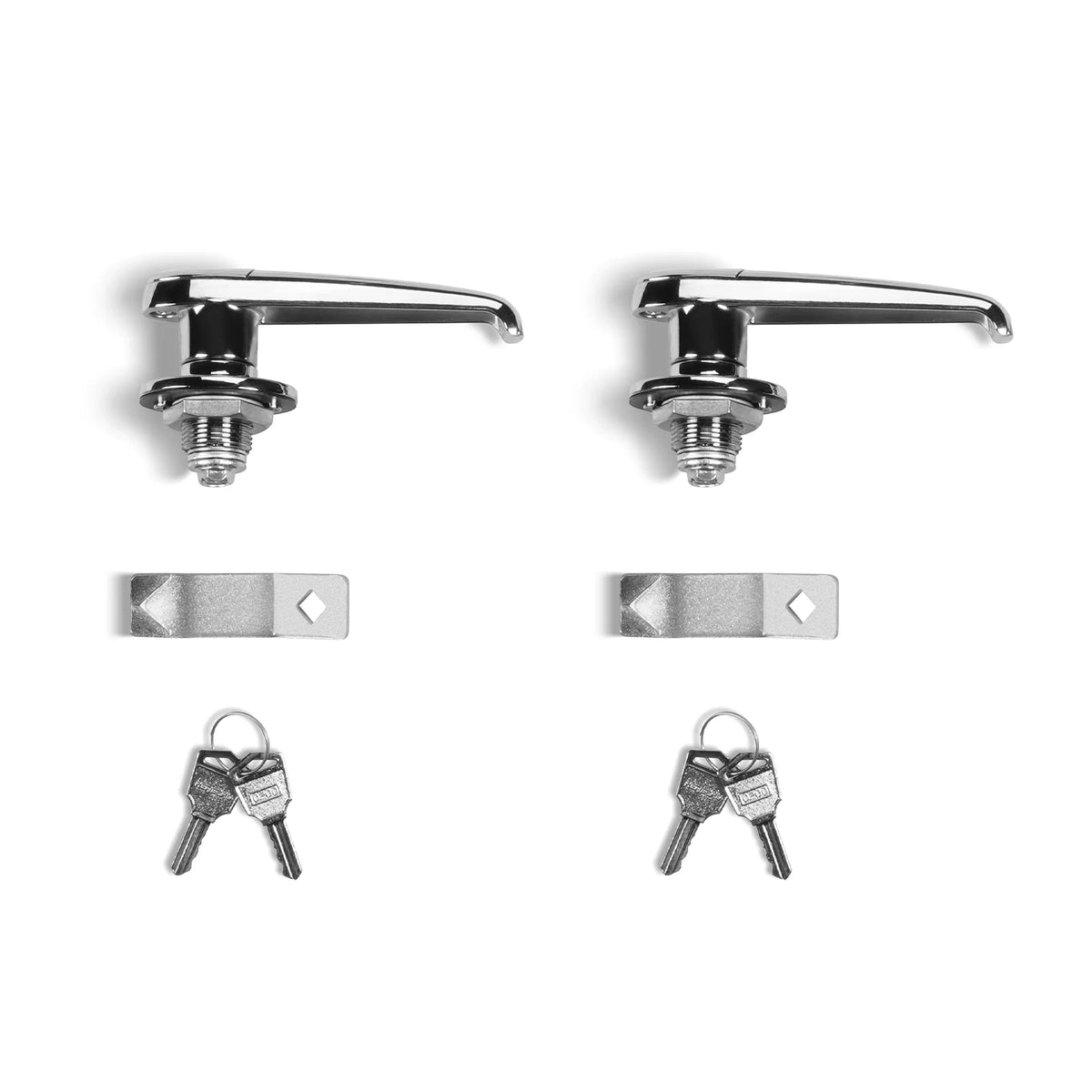 Handle Lock Set (Pair) with Keys for Nitrogen Dry Cabinet (for SKU: 203009SS)