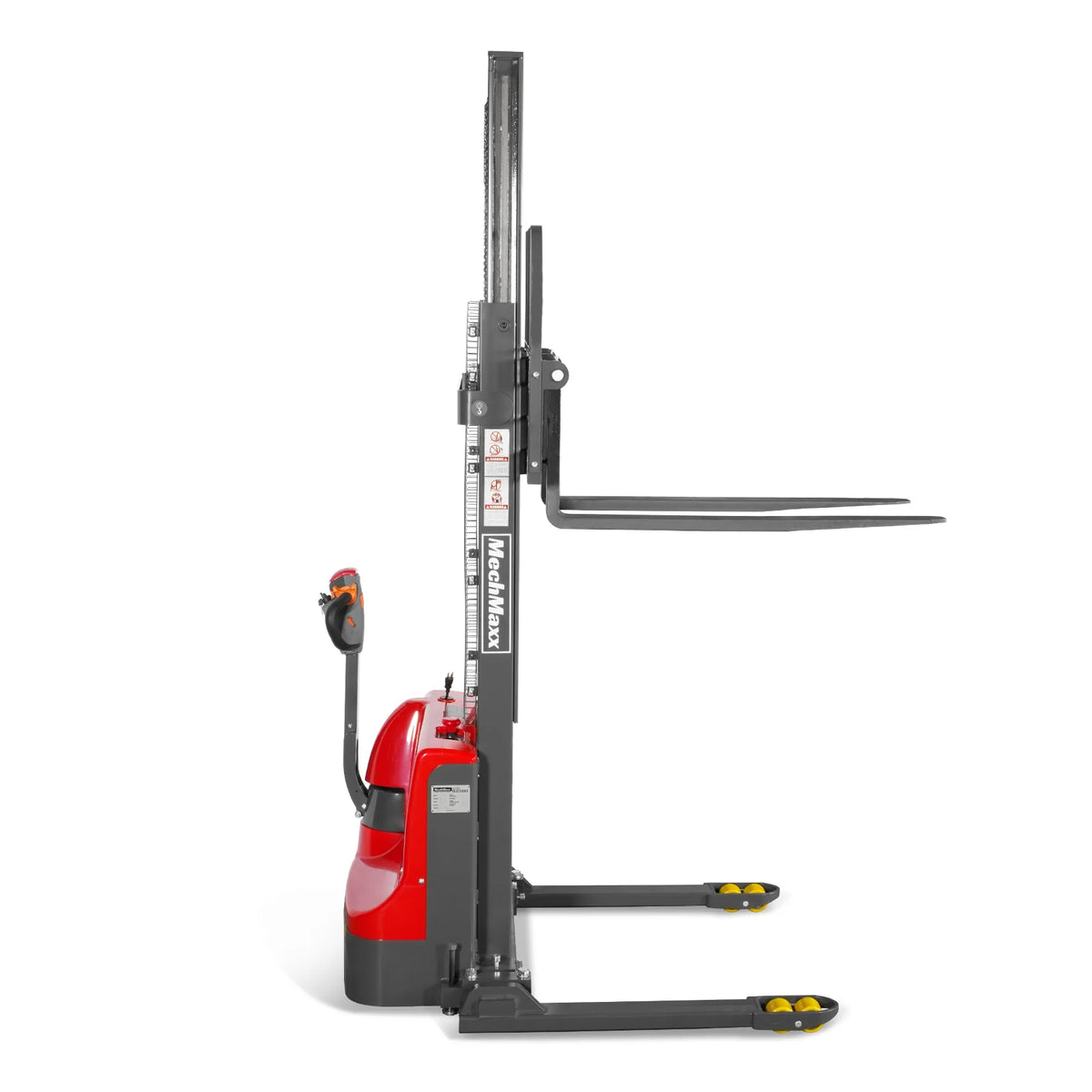 2640lbs Electric Straddle Stacker, 118" Lift, Adjustable Legs & Forks, F26-118SLA - view 29