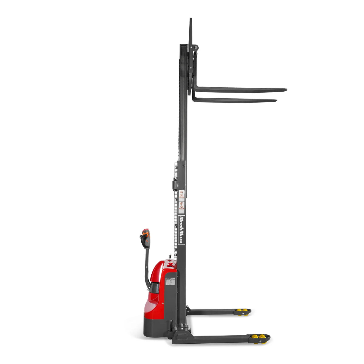 2640lbs Electric Straddle Stacker, 118" Lift, Adjustable Legs & Forks, F26-118SLA - view 34