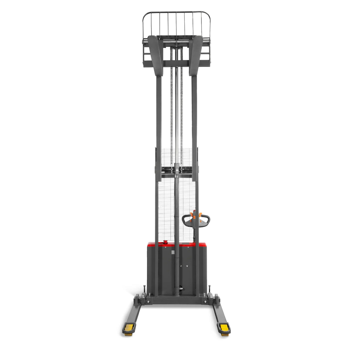 2640lbs Electric Straddle Stacker, 118" Lift, Adjustable Legs & Forks, F26-118SLA - view 32