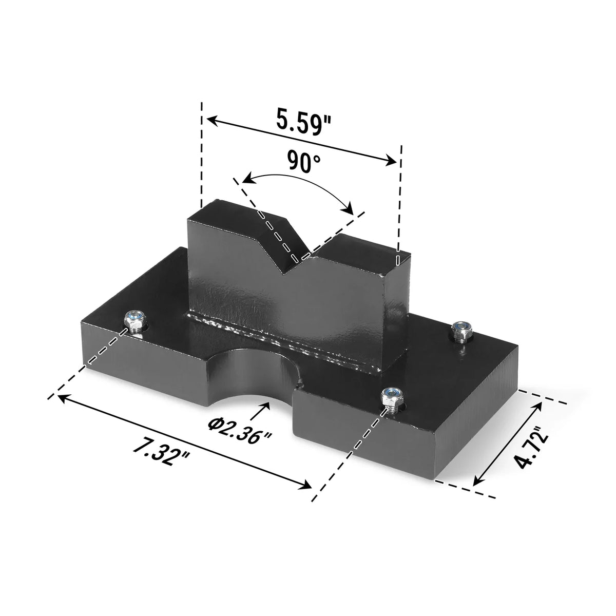Press Plates for 50T Shop Press (for SKU: 200062) - 1 Pack / 2 Pcs - view 2