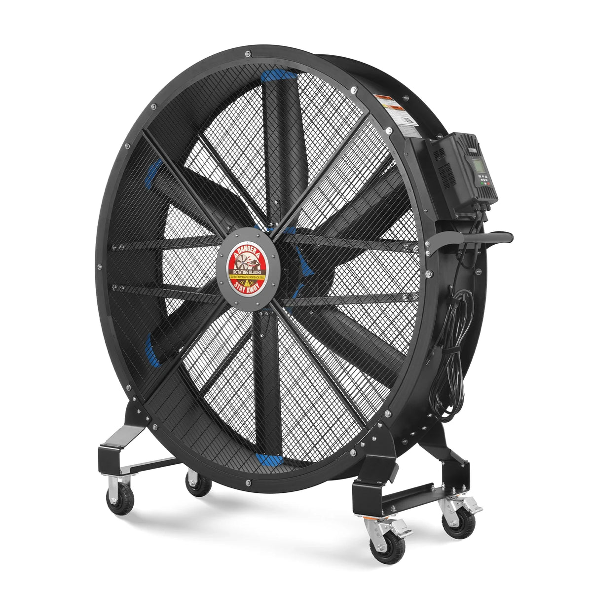 59 in Portable Industrial Fan with Variable High-Efficiency PMSM Motor, Mobile High Volume Floor Fan, MF-59 - view 20