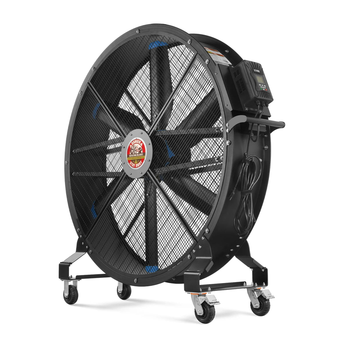 59 in Portable Industrial Fan with Variable High-Efficiency PMSM Motor, Mobile High Volume Floor Fan, MF-59 - view 22