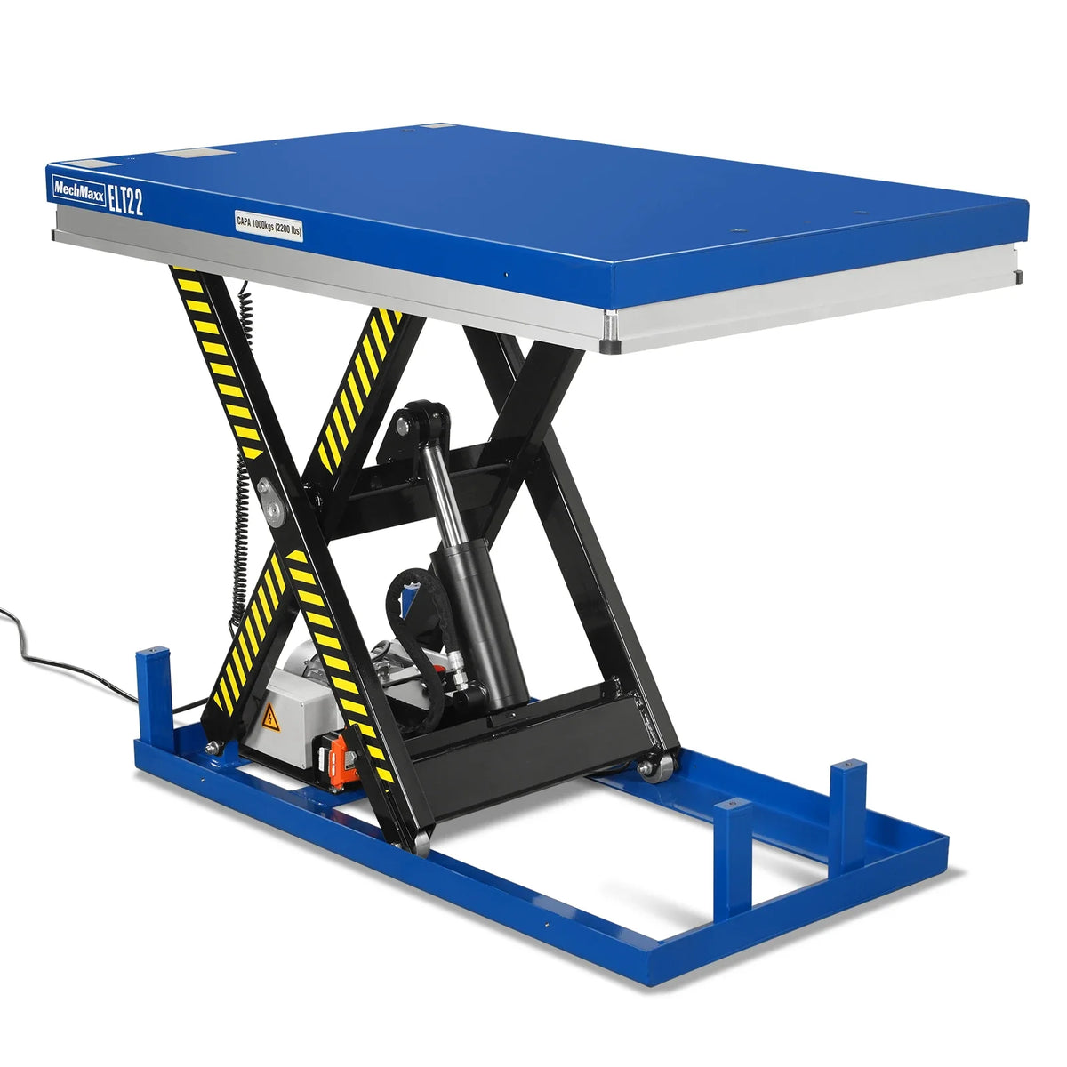 Wireless Remote Control Electric Hydraulic Lift Table, 2200lb Capacity, 51.2" x 32.3" Platform, 42.1" Lift Hei - view 18