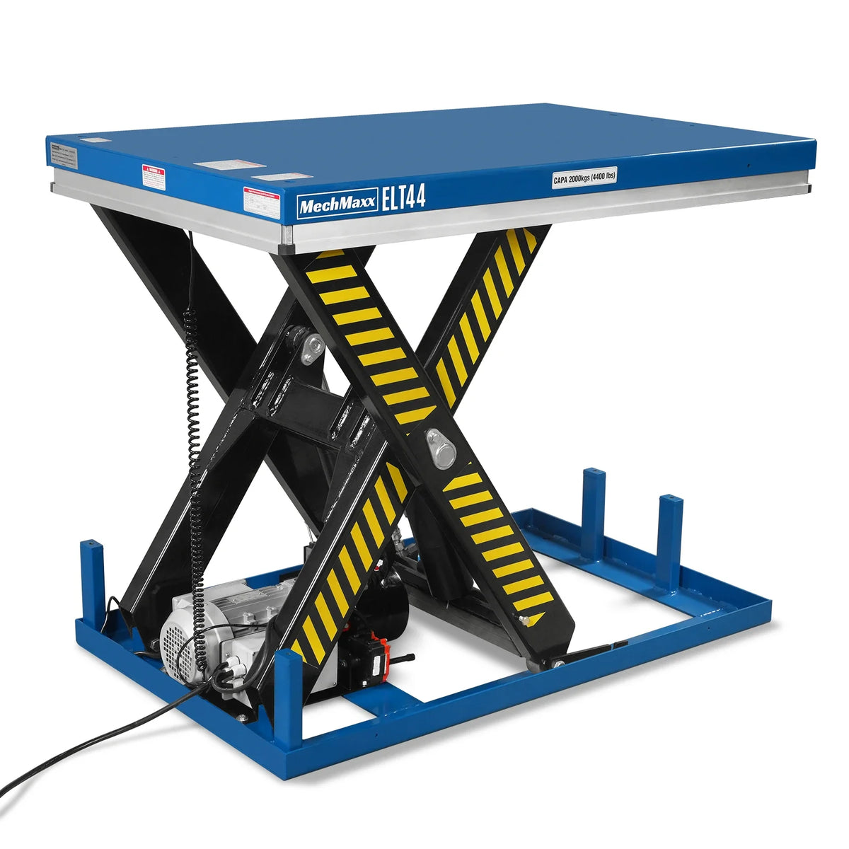 Wireless Remote Control Electric Hydraulic Lift Table, 4400lb Capacity, 51.2" x 33.5" Platform, 41.5" Lift Hei - view 21