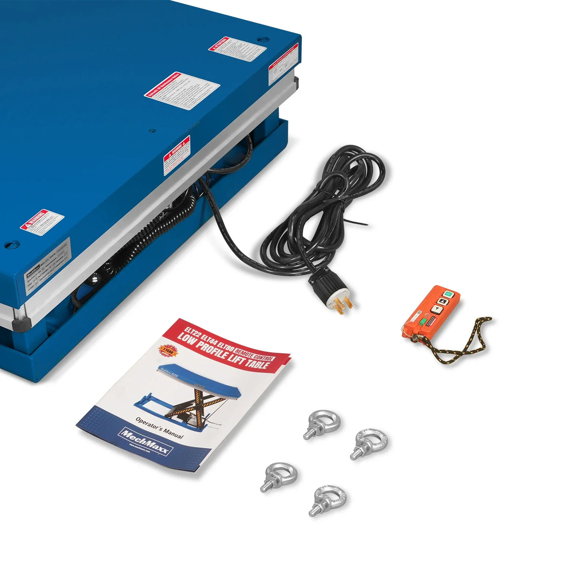 Wireless Remote Control Electric Hydraulic Lift Table, 4400lb Capacity, 51.2" x 33.5" Platform, 41.5" Lift Hei - view 6