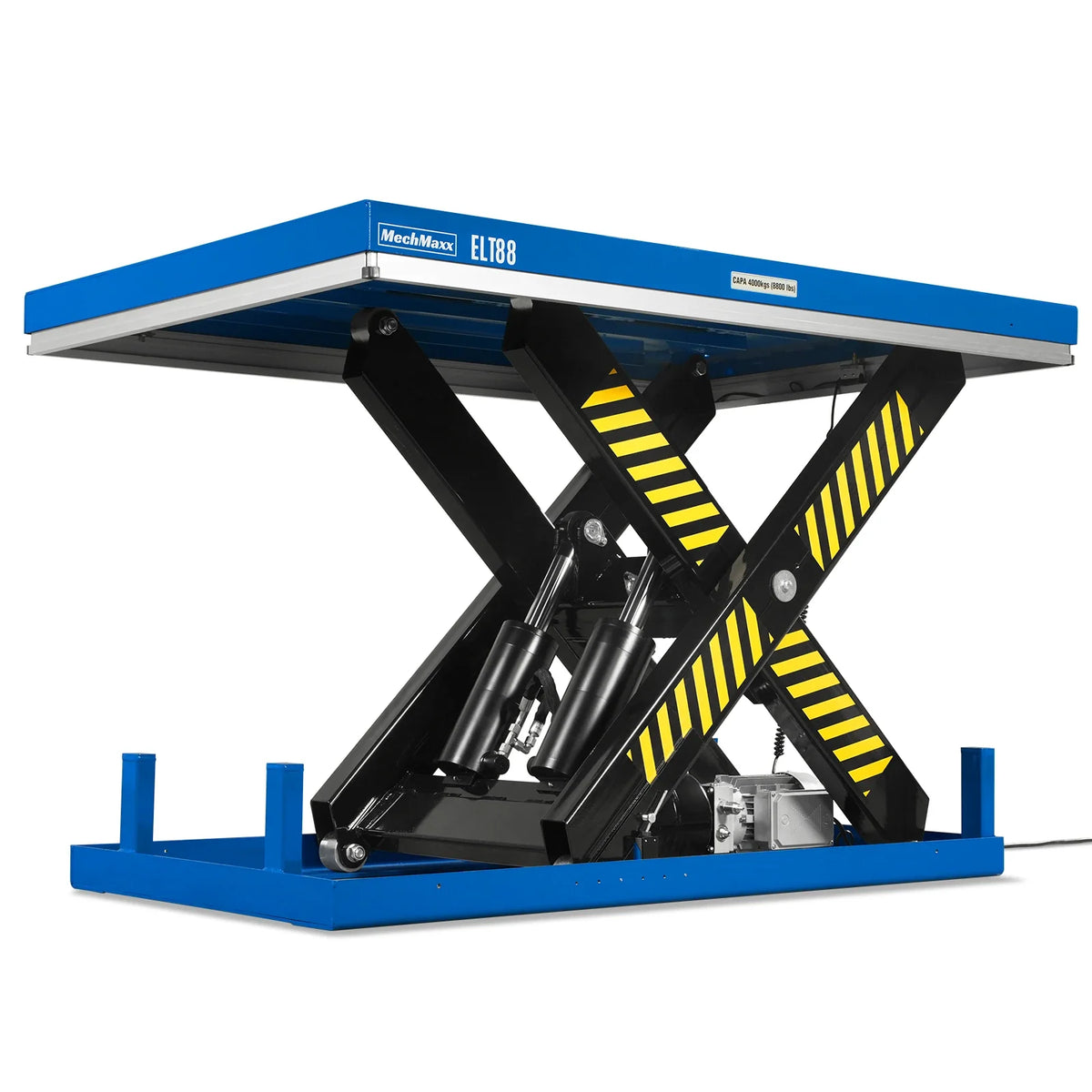 Wireless Remote Control Electric Hydraulic Lift Table, 8800lb Capacity, 66.9" x 47.2" Platform, 45.7" Lift Hei - view 4