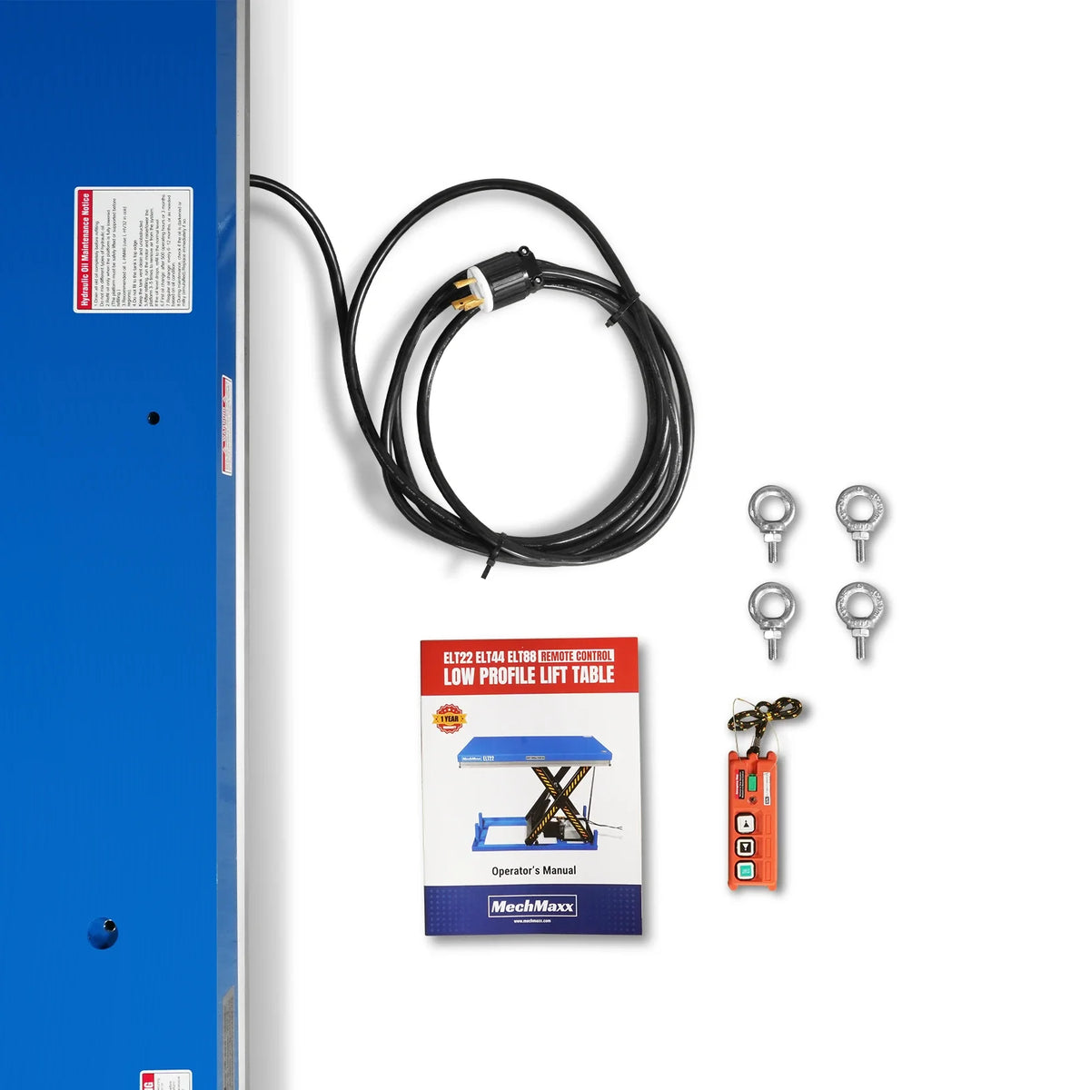 Wireless Remote Control Electric Hydraulic Lift Table, 8800lb Capacity, 66.9" x 47.2" Platform, 45.7" Lift Hei - view 8