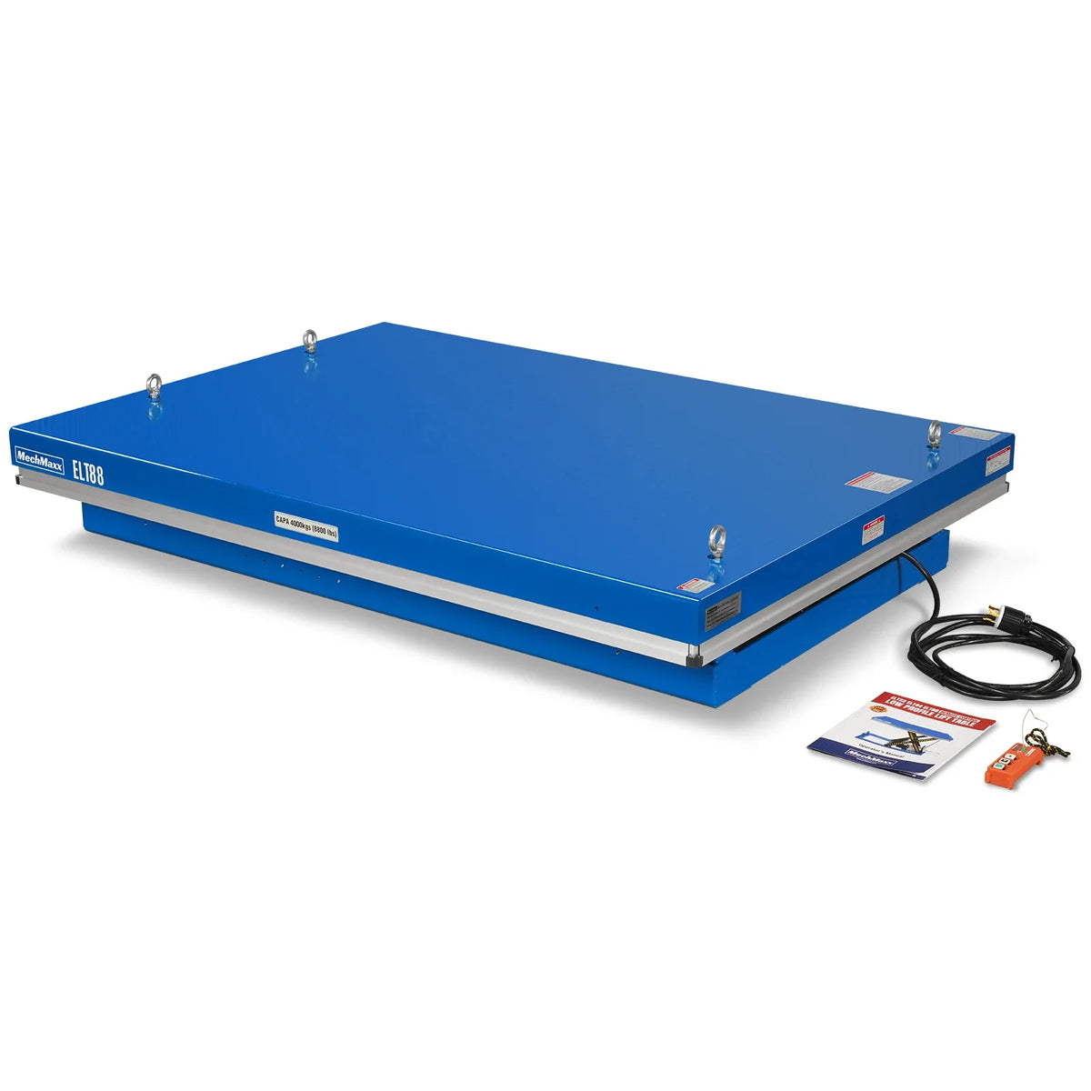 Wireless Remote Control Electric Hydraulic Lift Table, 8800lb Capacity, 66.9" x 47.2" Platform, 45.7" Lift Hei - view 6