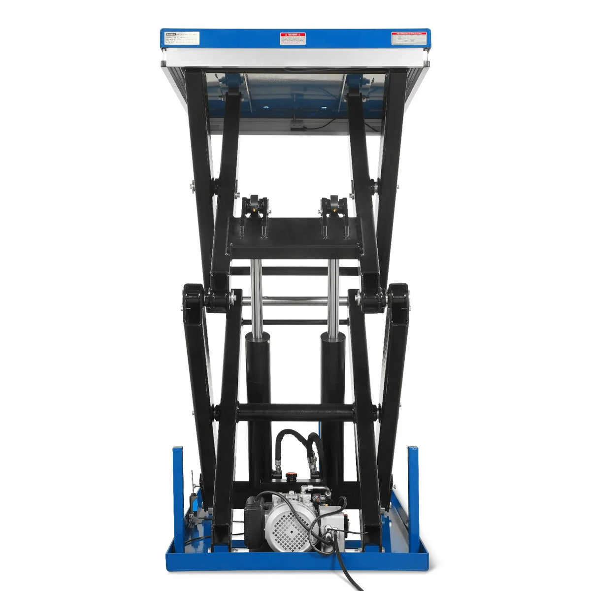 Wireless Remote Control Double Scissor Electric Hydraulic Lift Table, 4400lb Capacity, 51.2" x 33.5" Platform, - view 5