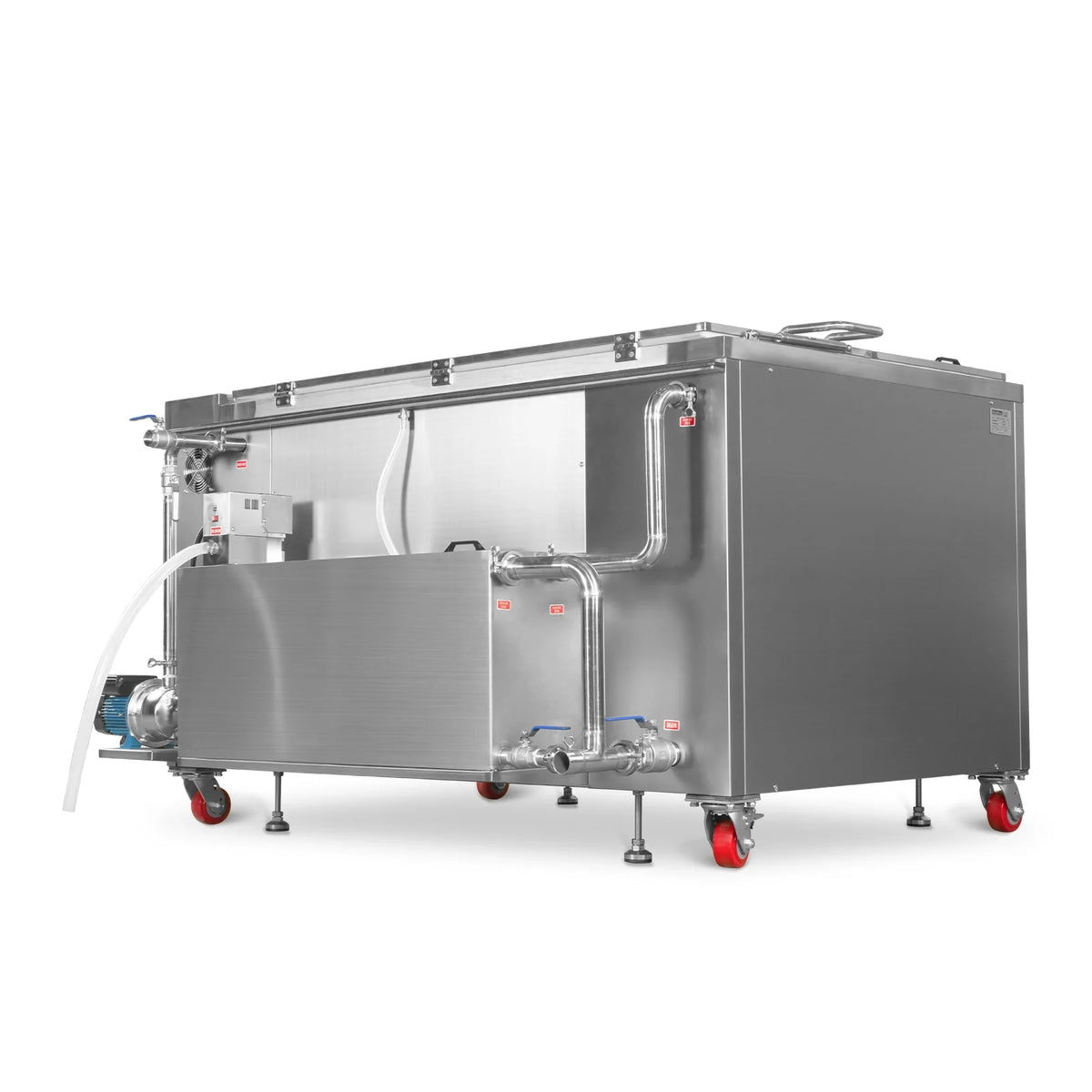 207 Gal / 785L Heavy Duty Industrial Ultrasonic Parts Washer, 28kHz 96 Transducers, Oil Skimmer, SS304 Tank, 2 - view 16