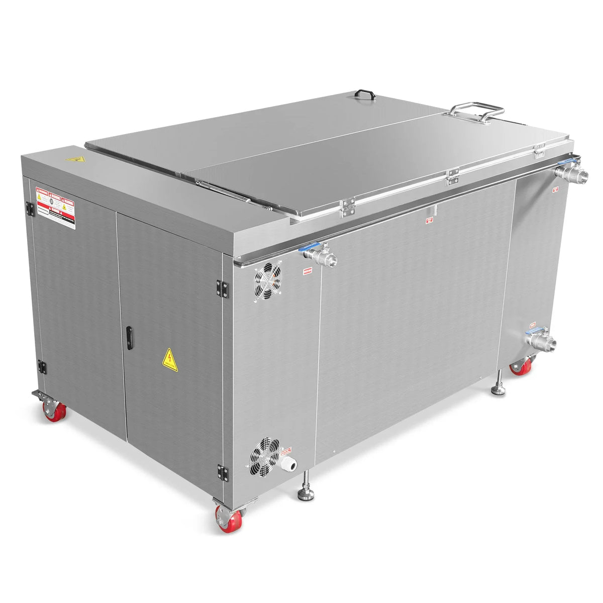 207 Gal / 785L Heavy Duty Industrial Ultrasonic Parts Washer, 28kHz 96 Transducers, SS304 Tank, 22kW Heater, 2 - view 28