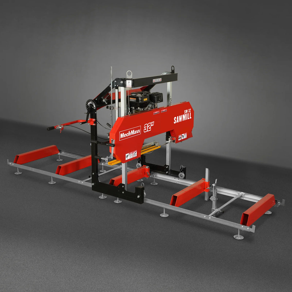 32 in Portable Sawmill, 420cc 15 HP DUCAR E-Start Gas Engine, 29 in Board Width, 13 ft Track, SM32 - view 26