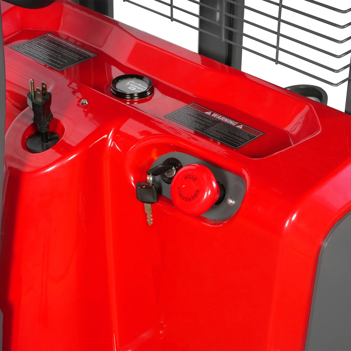 3300lbs Electric Straddle Stacker, 138" Lift, Adjustable Legs & Forks, F33-138SLA - view 11
