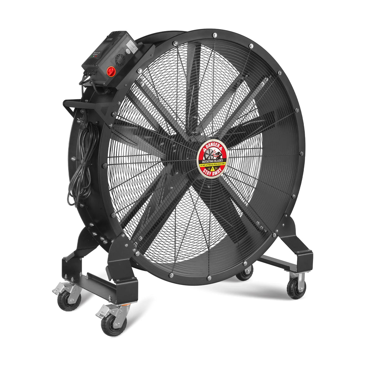 47 in Portable Industrial Fan with Variable High-Efficiency PMSM Motor, Mobile High Volume Floor Fan, MF-47 - view 16