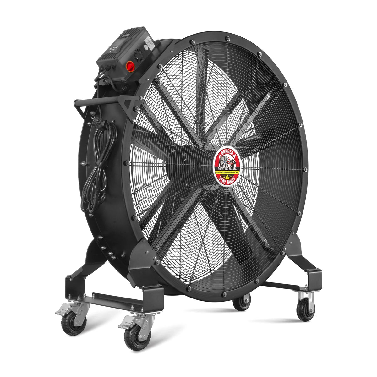 47 in Portable Industrial Fan with Variable High-Efficiency PMSM Motor, Mobile High Volume Floor Fan, MF-47 - view 17