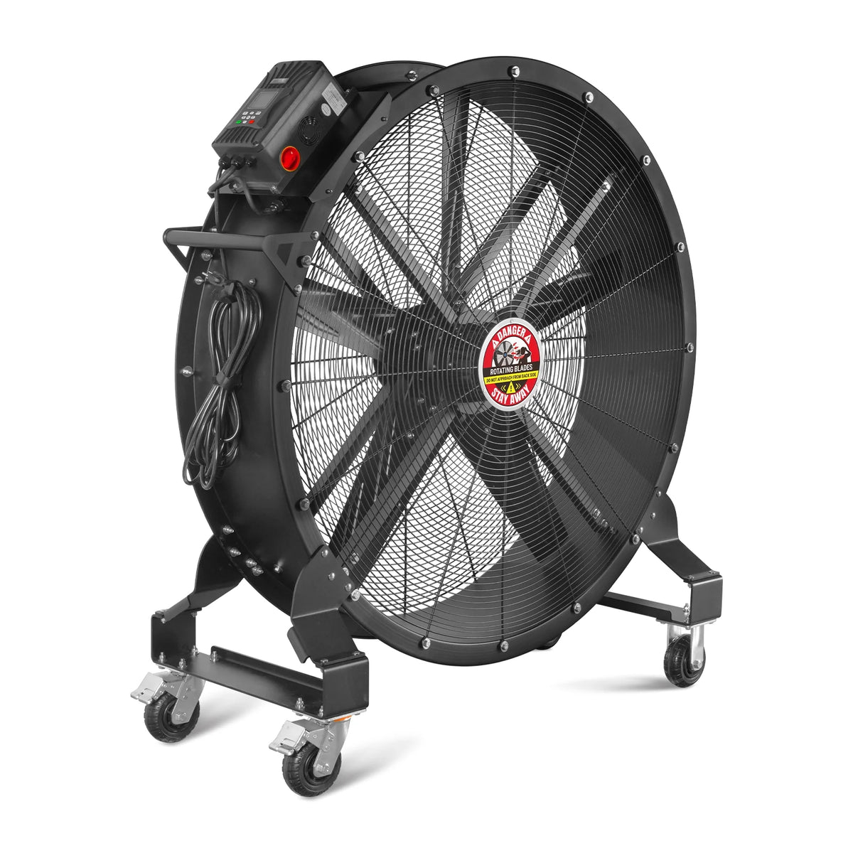 47 in Portable Industrial Fan with Variable High-Efficiency PMSM Motor, Mobile High Volume Floor Fan, MF-47 - view 18