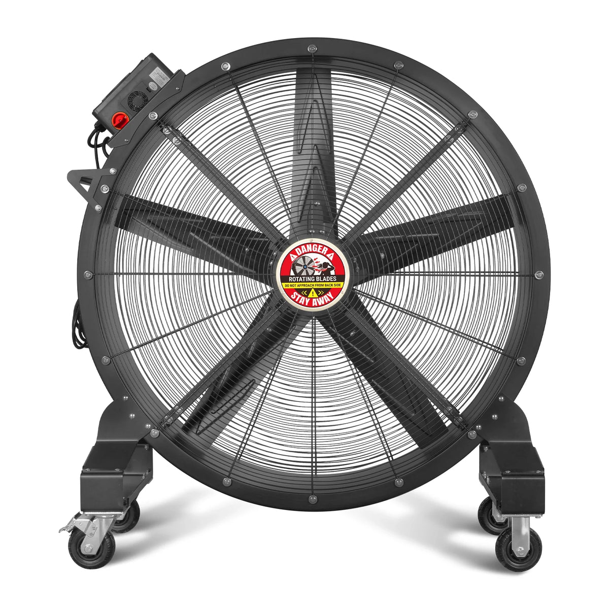 47 in Portable Industrial Fan with Variable High-Efficiency PMSM Motor, Mobile High Volume Floor Fan, MF-47 - view 12