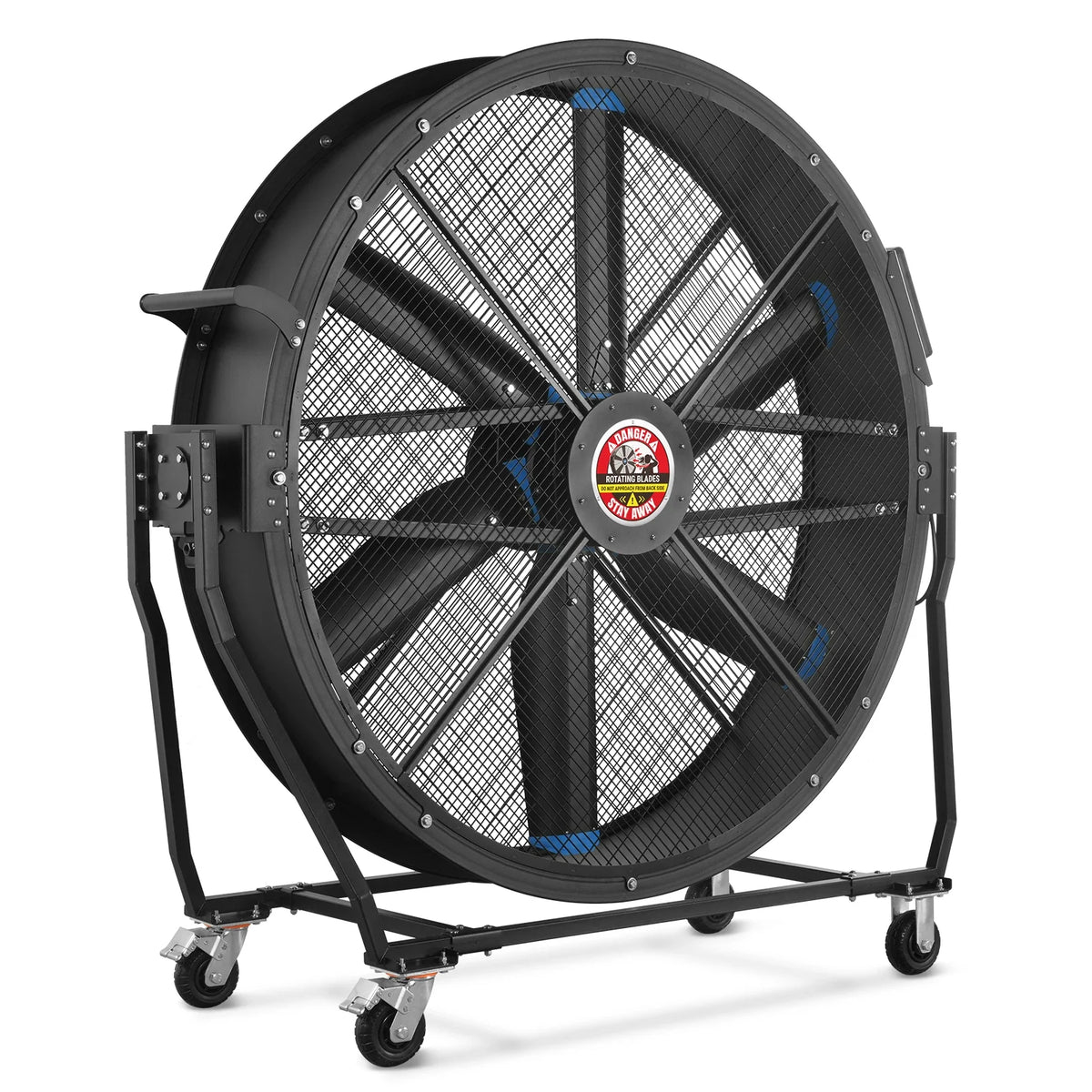 59 in Portable Industrial Fan with Variable High-Efficiency PMSM Motor, Tiltable Mobile High Volume Floor Fan, - view 26