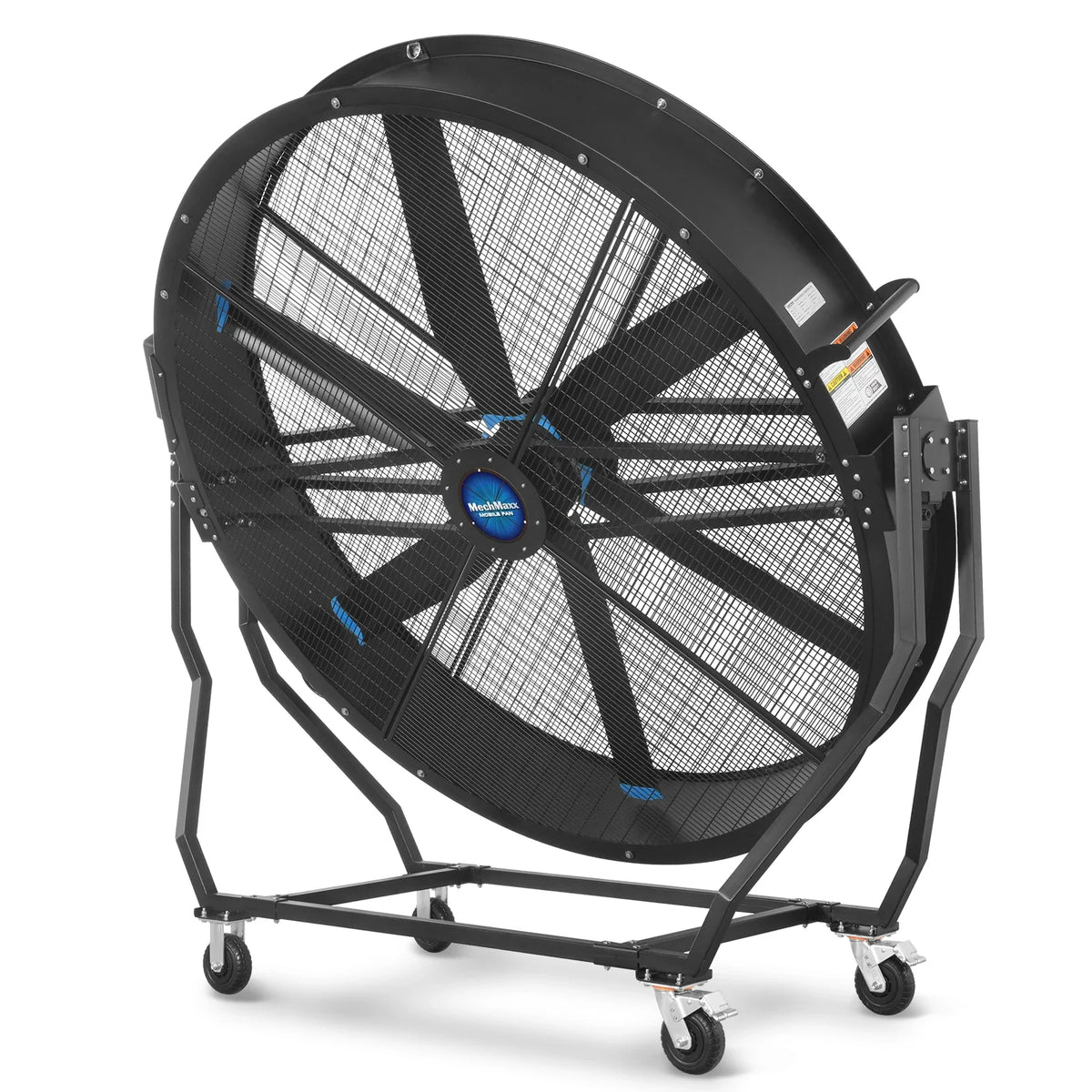 79 in Portable Industrial Fan with Variable High-Efficiency PMSM Motor, Tiltable Mobile High Volume Floor Fan, - view 7