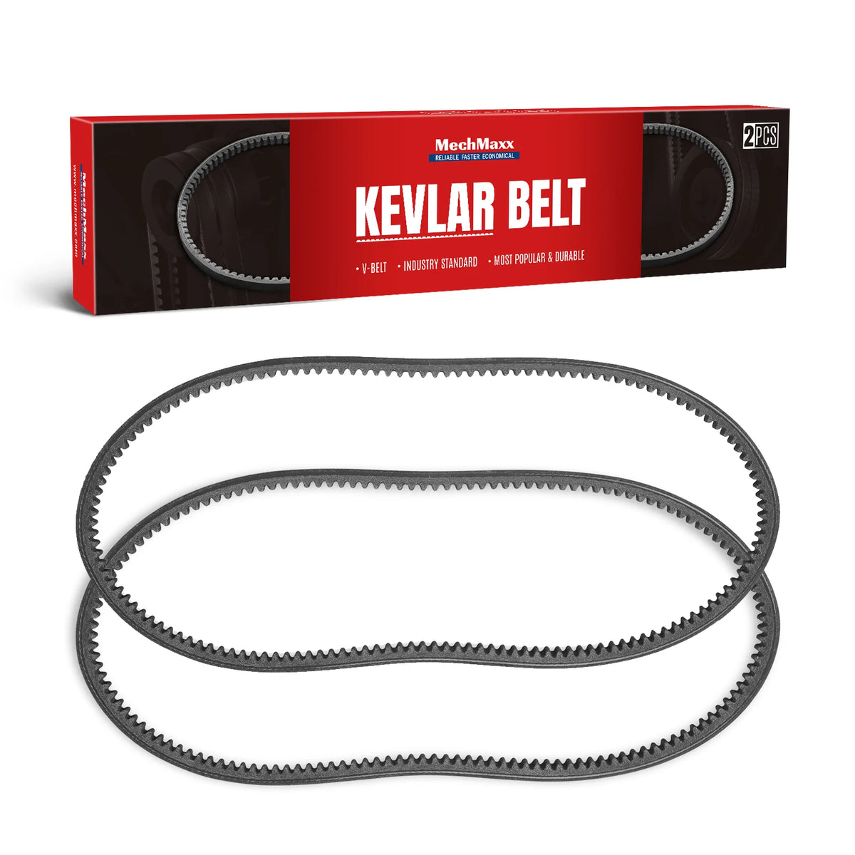 Kevlar V-Belts for Wood Chipper GS650, 13x935La, 2 Pcs (SKU: 110100; 110101)