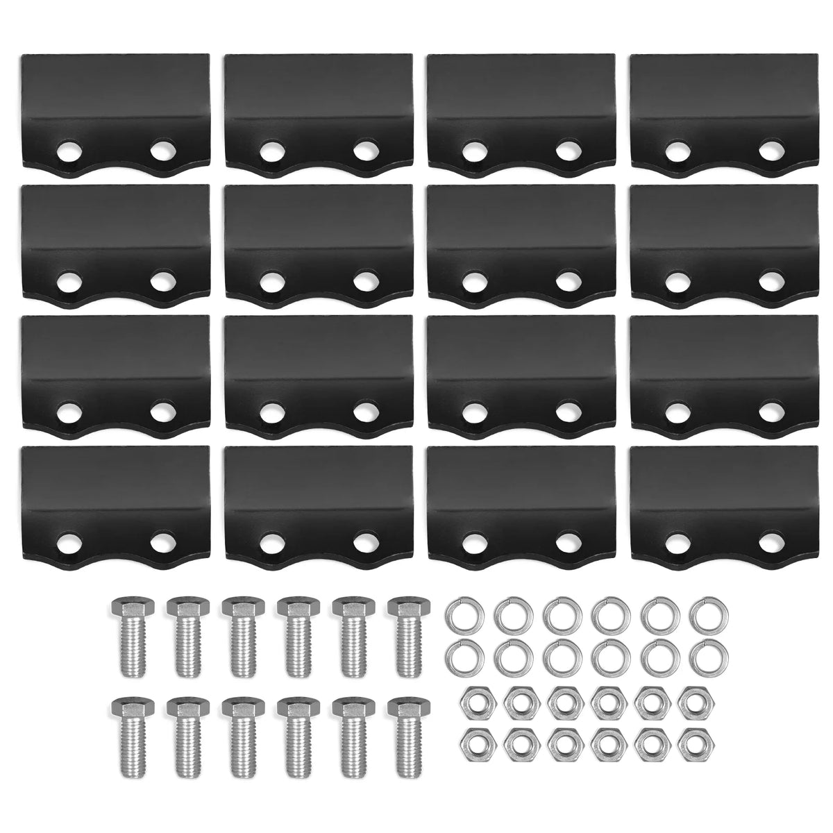 Teeth for Forestry Mulcher MC70 (SKU 150600), 16-Piece Pack