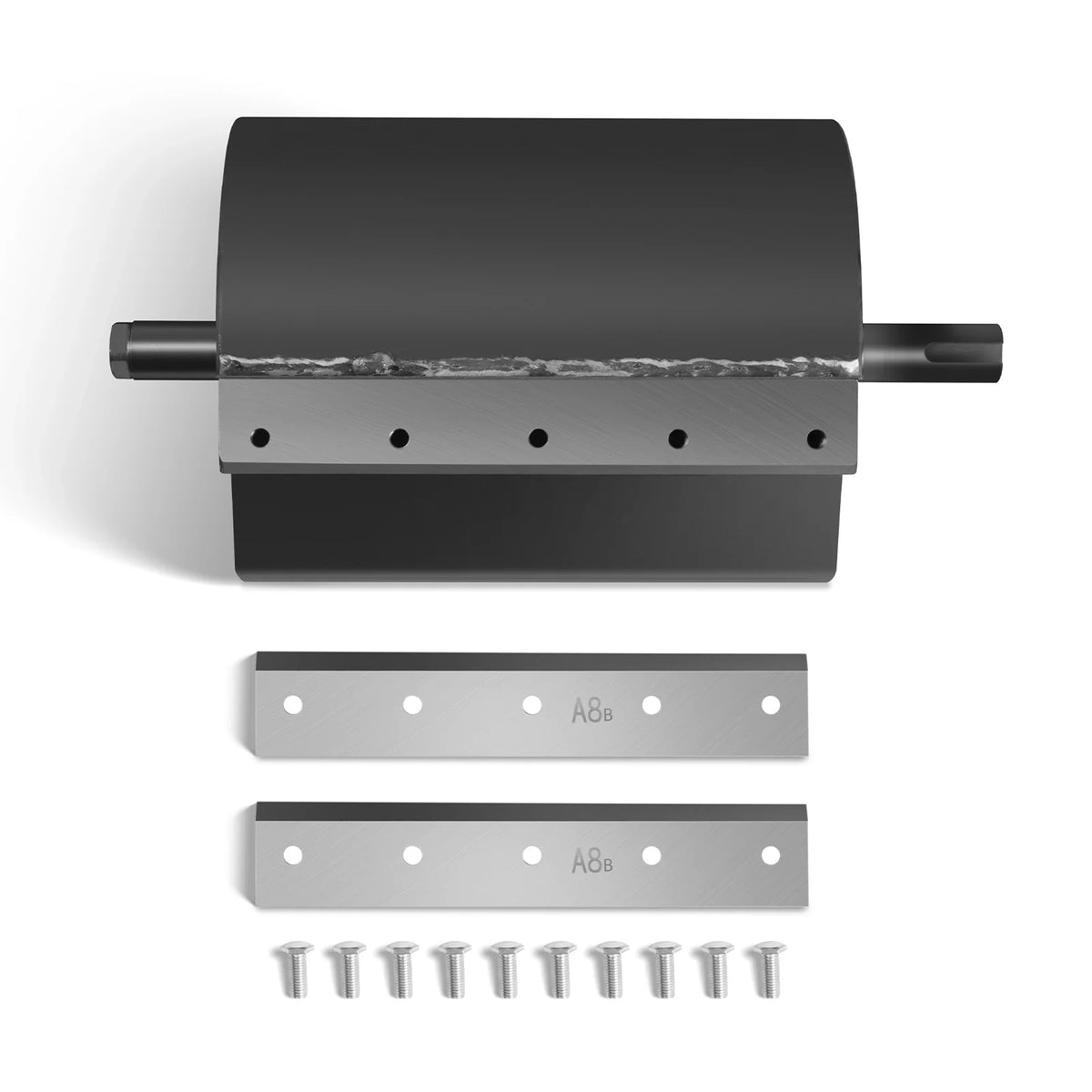 Cutter Barrel and 2 Blades for Wood Chipper P4206; B150 (SKU 110801; 110802; 110803; 110804; 110805)