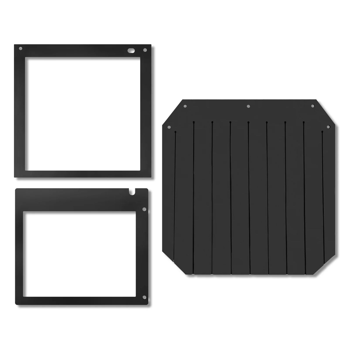 Rubber Mat and Rubber Curtain 3-Piece Set for Wood Chipper B200 (SKU: 110810; 110811)