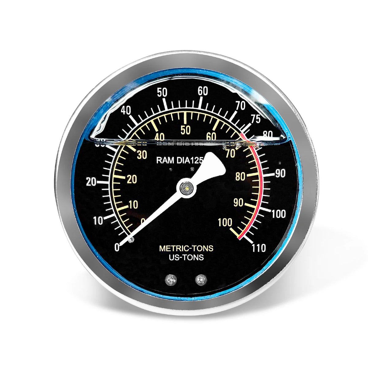 Pressure Gauge for 75T Shop Press (for SKU: 200063, 200064) - 1 Pack / 1 Pcs