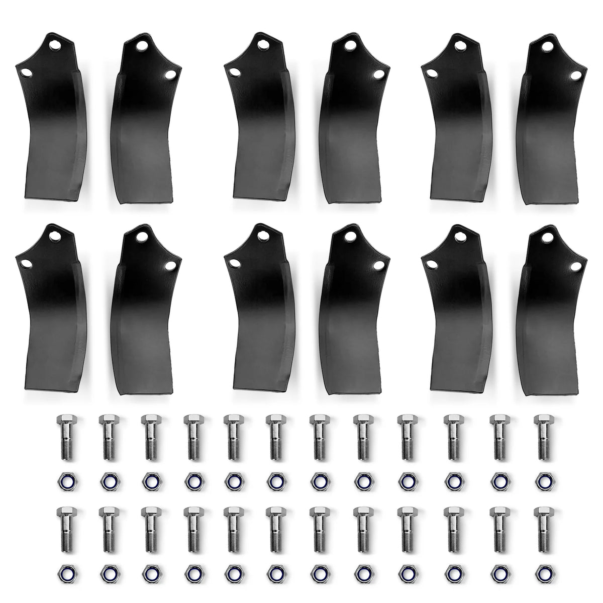 (1 Pack / 12 Pcs ) Blades for MRT Rotary Tiller (for SKU: 201110; 201112; 201113)