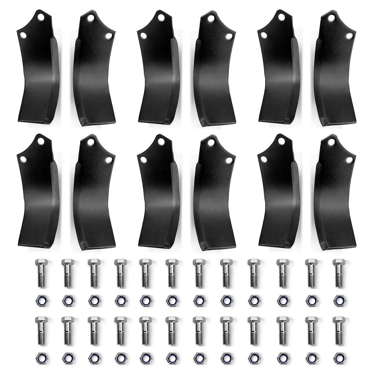 (1 Pack / 12 Pcs ) Blades for HRT Rotary Tiller (for SKU: 201115; 201117)