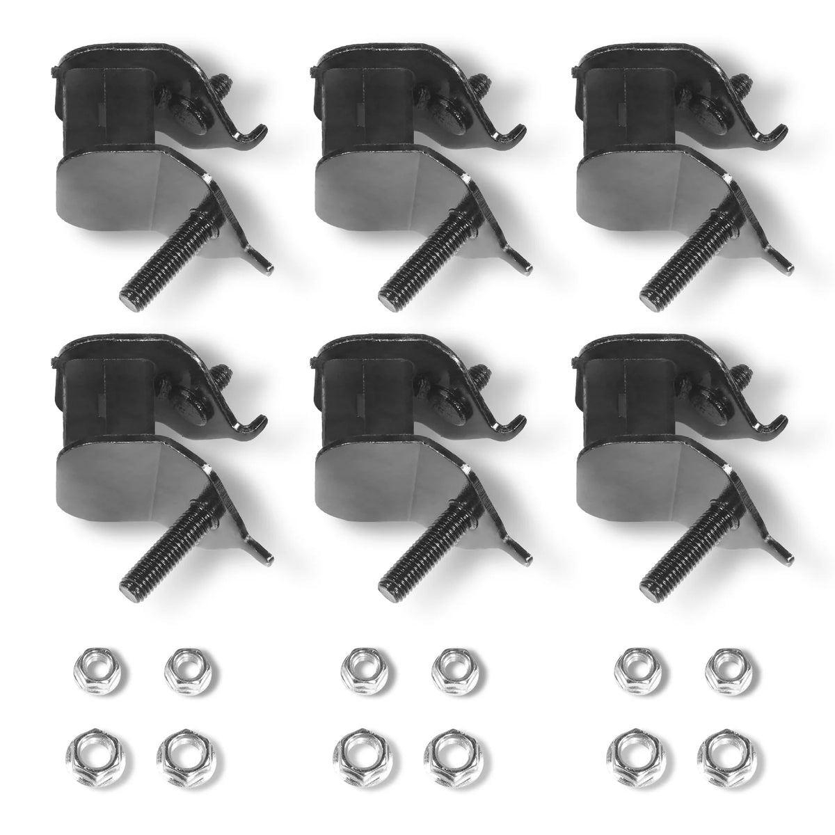 6 Pcs Rubber Mounting Clamps (for SKU: 204002, 204003, 204004, 204006, 204007, 204008, 204010, 204011, 204012) - view 3