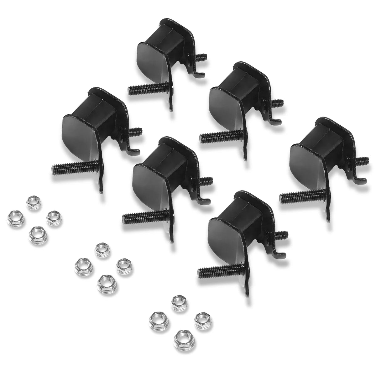 6 Pcs Rubber Mounting Clamps (for SKU: 204002, 204003, 204004, 204006, 204007, 204008, 204010, 204011, 204012) - view 2
