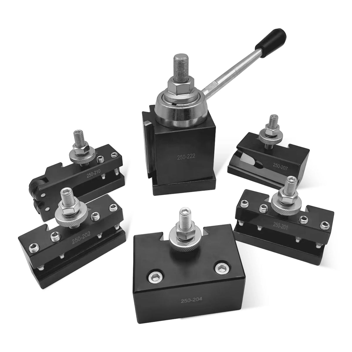 Wedge Quick Change Tool Post and Holders 251-222 for Metal Lathes (SKU 500007, 500008, 500009, 500011, 500012, - view 2