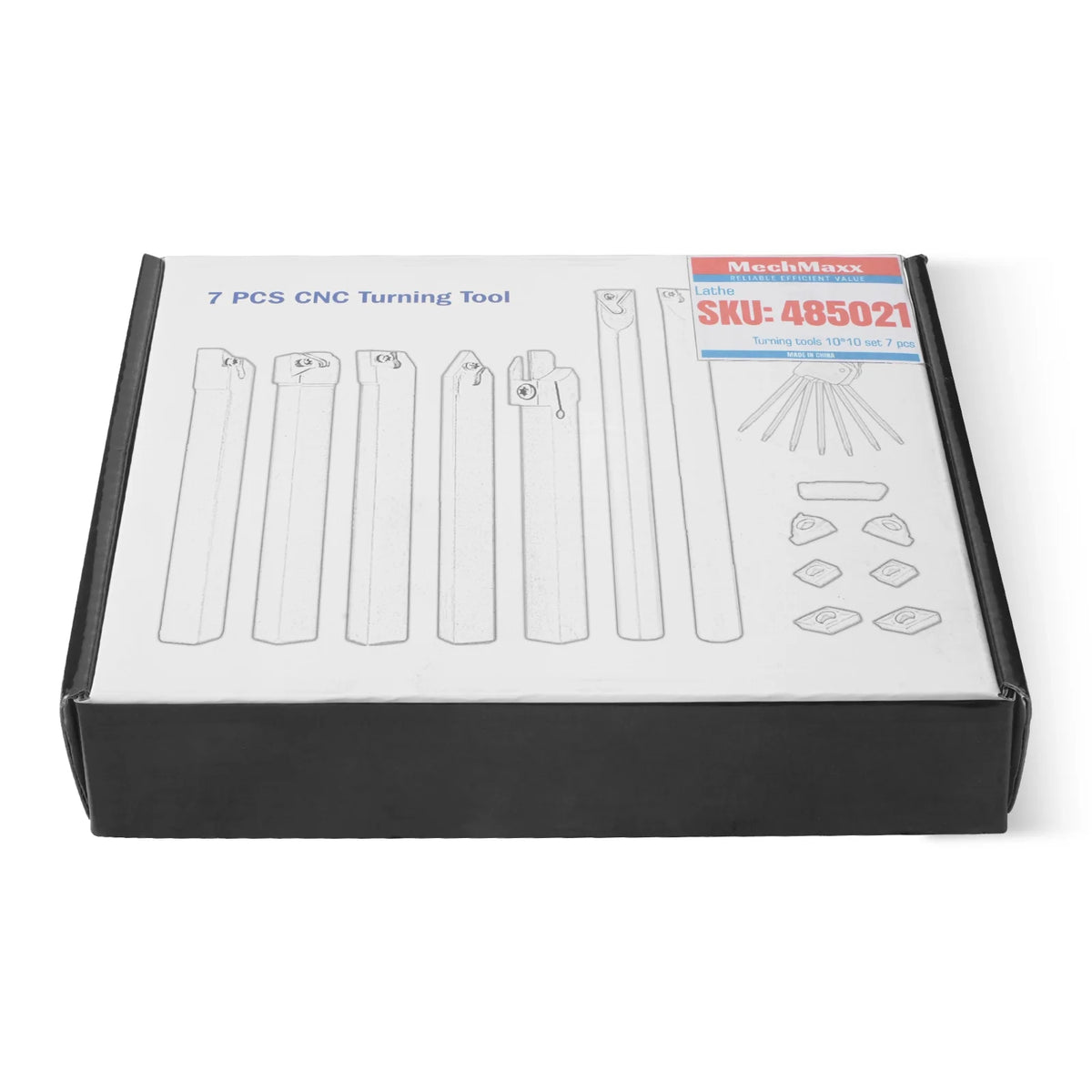 Turning Tools 10x10 Set, 7 Pcs (SKU 500003, 500004 | Models 0831V, 0831VD) - view 7