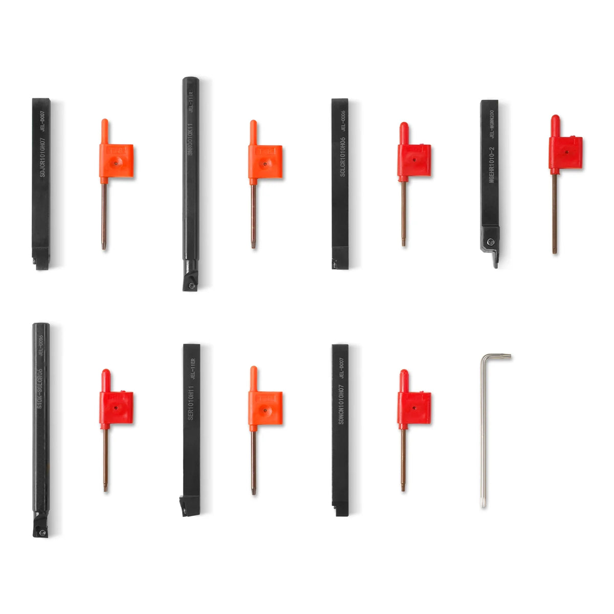 Turning Tools 10x10 Set, 7 Pcs (SKU 500003, 500004 | Models 0831V, 0831VD) - view 4