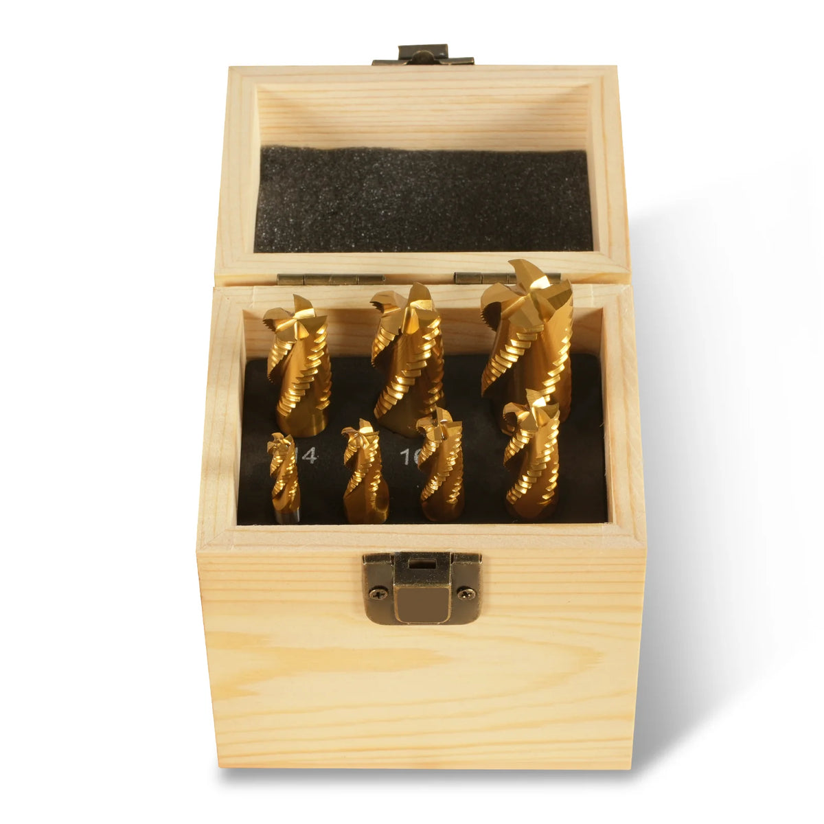 7Pcs HSS End Mills Set (SKU 500200, 500201, 500202, 500203, 500204, 500205) - view 3