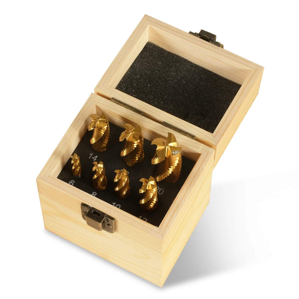 7Pcs HSS End Mills Set (SKU 500200, 500201, 500202, 500203, 500204, 500205) - view 6