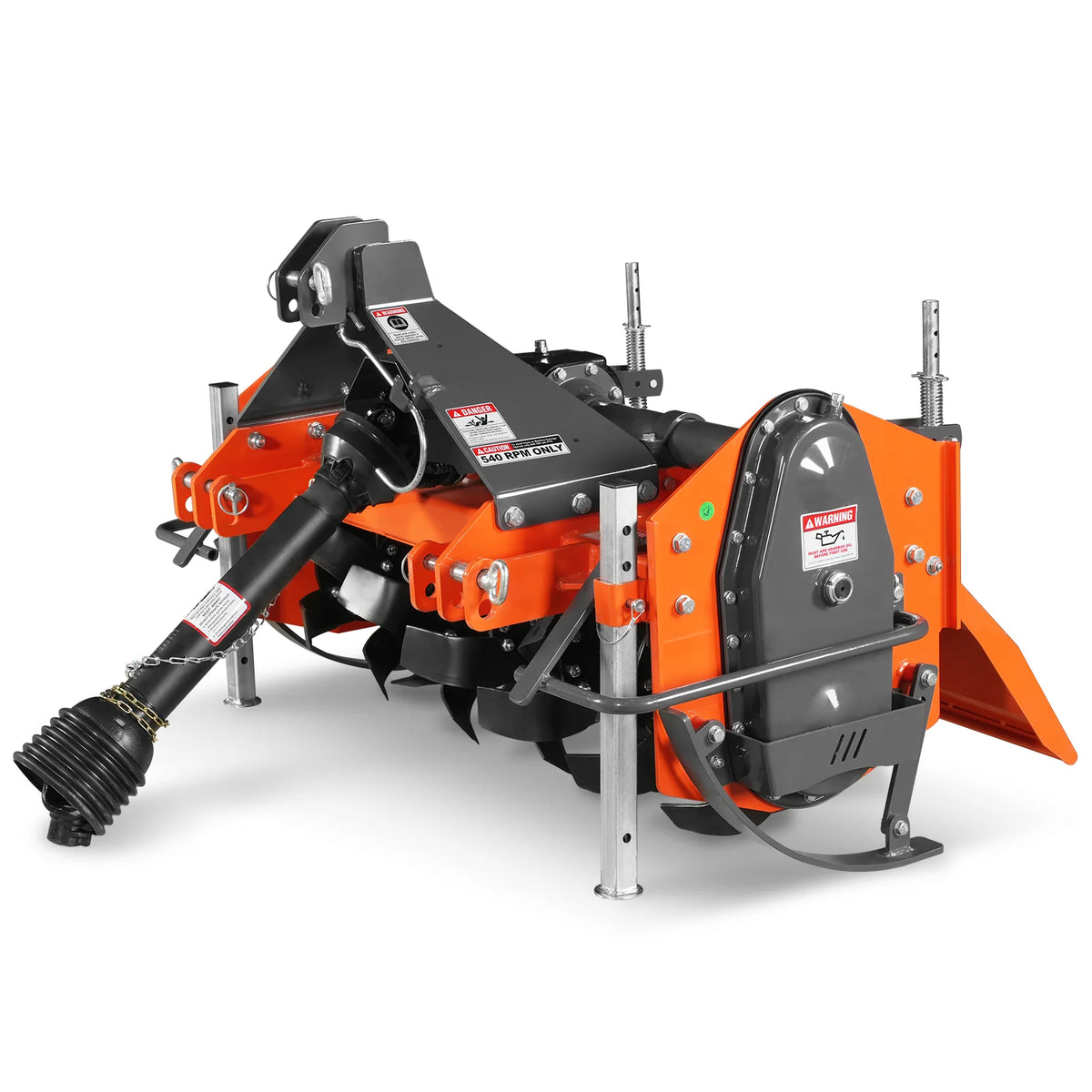 48 in Rotary Tiller, 3 Point Hitch Cat.1 & 2, Gear Drive, PTO Shaft Included with Slip Clutch, 25-50 HP, MRT48 - view 25