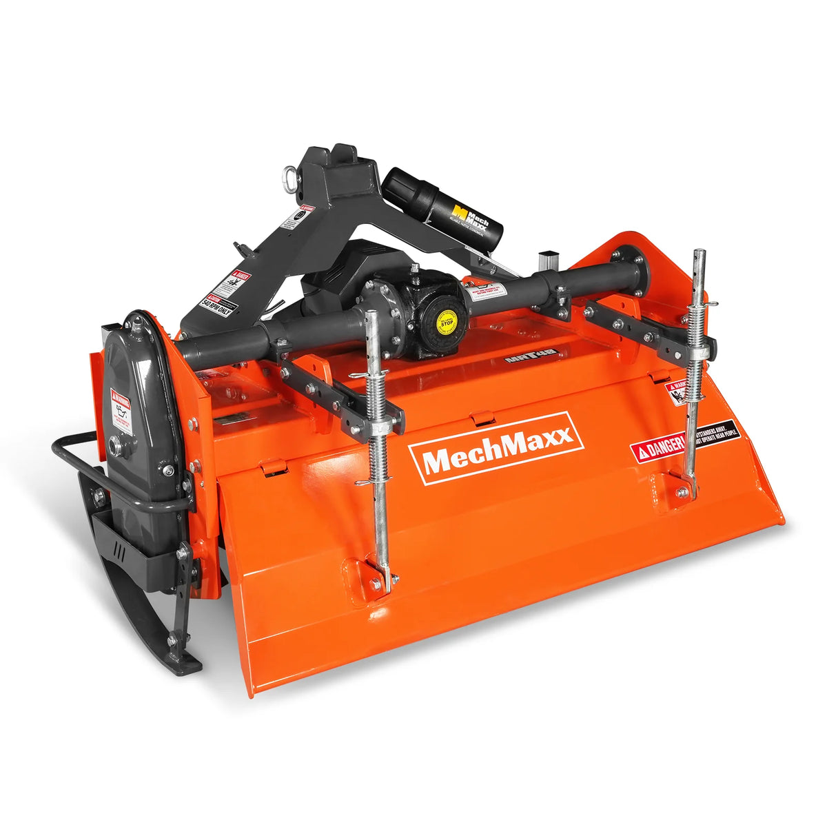48 in Rotary Tiller, 3 Point Hitch Cat.1 & 2, Gear Drive, PTO Shaft Included with Slip Clutch, 25-50 HP, MRT48